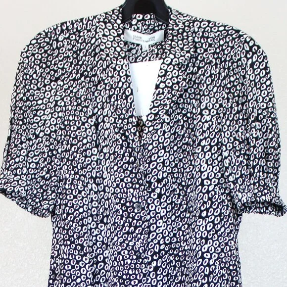 NWT Diane von Furstenberg DVF Silk Midi DressFit & Flare Workwear